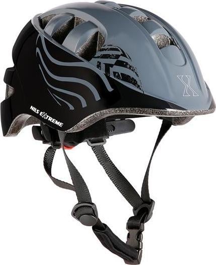 Nils Extreme MTW08 CZARNY ROZM. S (51-57CM) KASK DZIECIĘCY NILS EXTREME