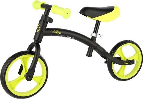 Bicicleta de echilibru NILS Fun Rb06 negru/verde