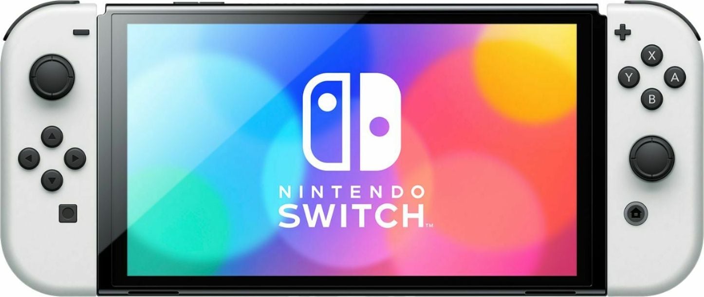 Nintendo - Nintendo Switch OLED alb