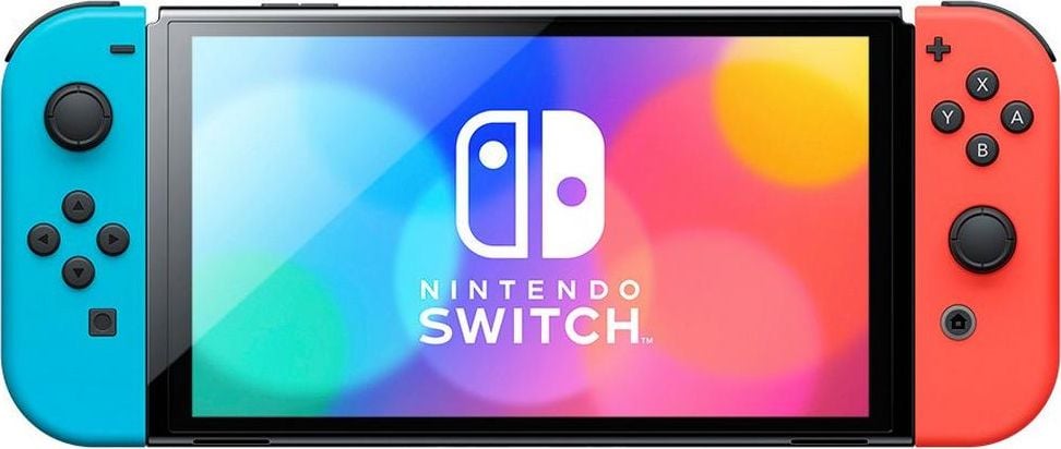 Nintendo - Nintendo Switch OLED roșu și albastru
