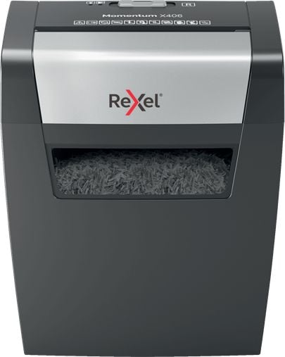 Tocător manual documente Rexel MOMENTUM X312, 12 coli, P3, cross-cut (tip confeti) Rexel `2104572EU`
