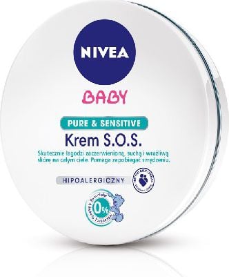 Crema de corp pentru copii Nivea Baby Nutri Sensitive S.O.S, 150ml