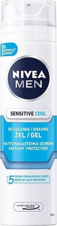 Nivea NIVEA_Men Sensitive gel de ras răcoritor 200 ml