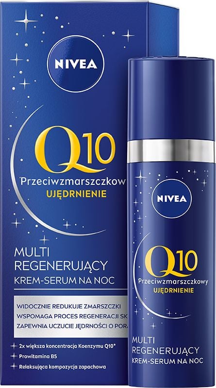 Nivea NIVEA_Q10 Anti-Wrinkle Power Multi Regenerating Ser de noapte antirid regenerant 30ml