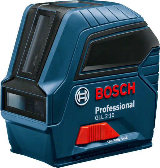Nivela laser cu linii Bosch Professional GLL 2-10, 10 m, ± 0.3 mm/m precizie, 650 nm dioda laser, IP 54, ± 4&deg; domeniu de autonivelare