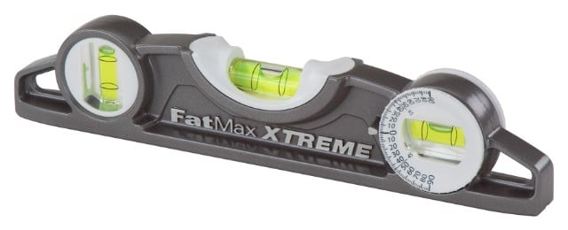 Nivela Magnetica Torpedo Fatmax Pro, 3 fiole, bula reglabila, corp aluminiu, 25 cm