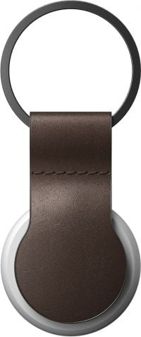 Alte gadgeturi - Suport tip breloc NOMAD Leather Loop compatibil Apple AirTag, Adeziv 3M, Brown
