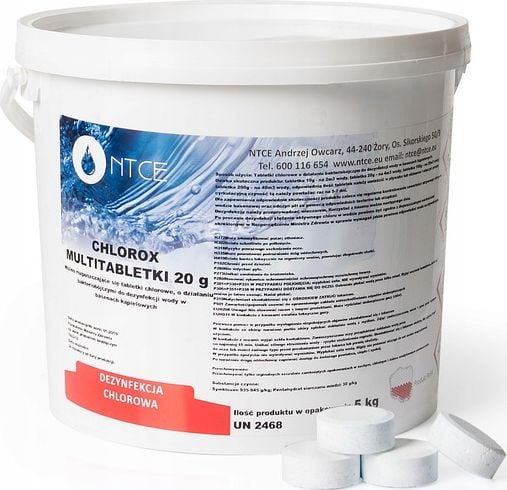 NTCE 5 Kg Chlorox 20g White Chemistry