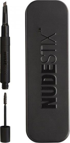 Nudestix NUDESTIX_Eyebrow Stylus 2w1 utrwalacz do brwi Brown 0,2g + 2,4ml