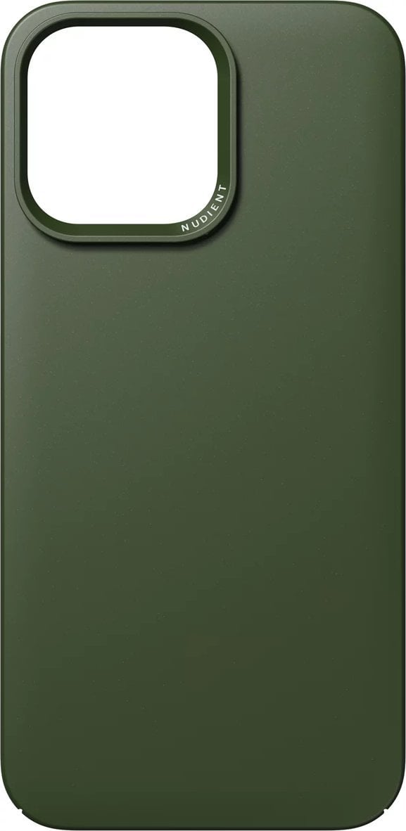 Husă subțire Nudient pentru iPhone 14 Pro Max, verde pin
