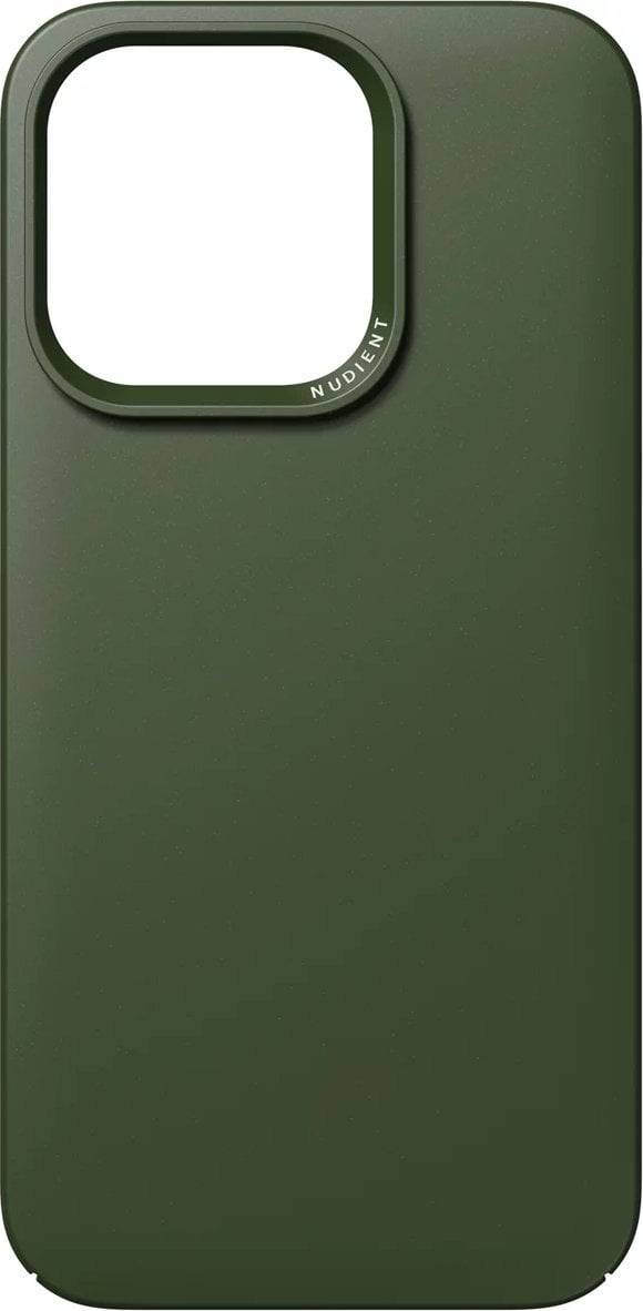 Husă subțire Nudient pentru iPhone 14 Pro Verde pin