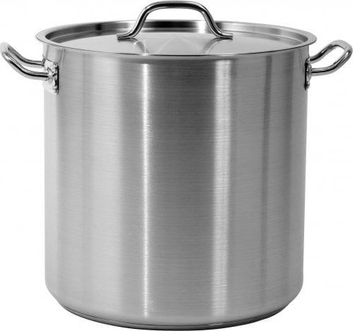 Oala cu capac Yato, Inox, 36.6 l, 36 cm, Argintiu