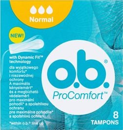 OB Tampoane normal 8pcs ProComfort. universal