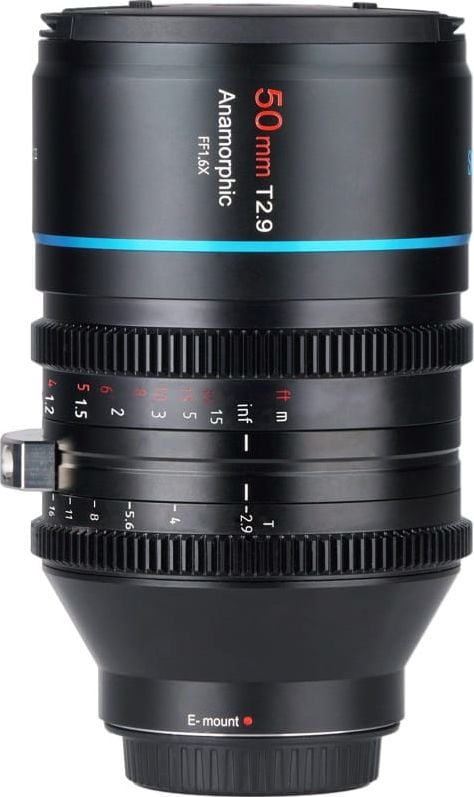 Obiectiv Sirui 50mm T2.9 Anamorphic 1.6x pentru Leica L-Mount