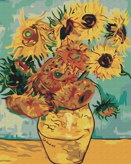 Symag Obraz Pictură după numere - floarea soarelui lui Van Gogh