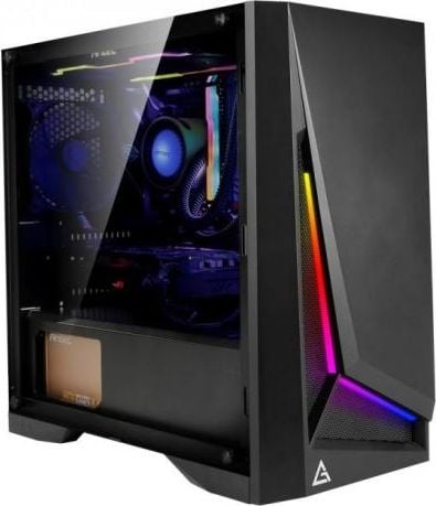 Carcasa PC Antec Dark Phantom DP301M, 0-761345-80020-4, Micro ATX, Negru