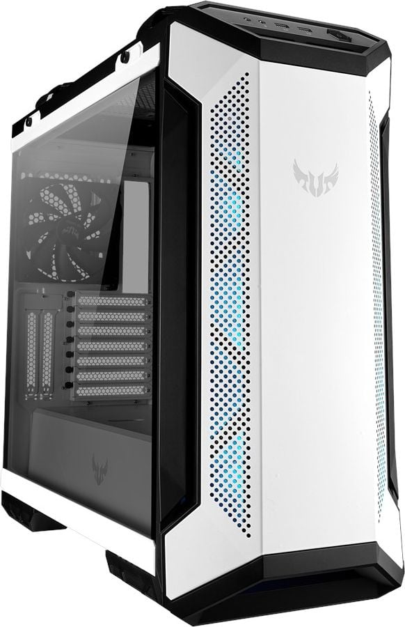 Carcasă Asus TUF Gaming GT501 RGB albă (90DC0013-B49000)