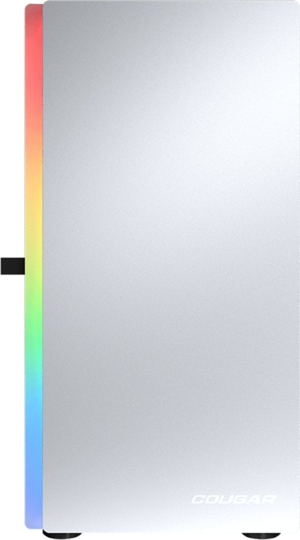 Obudowa Cougar COUGAR | Purity RGB White | PC Case | Mini Tower / TG Front Panel with ARGB strip / 1 x ARGB Fan / 3mm TG Left Panel