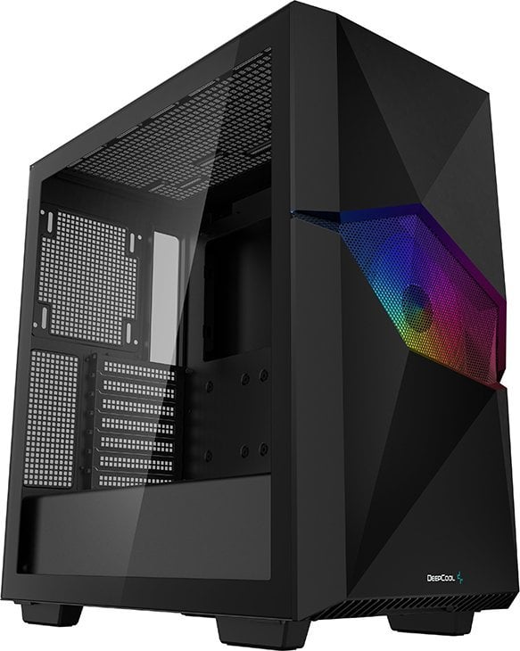 Obudowa Deepcool Deepcool MID TOWER CASE CYCLOPS BK Side window, Black, Mid-Tower, Power supply included No