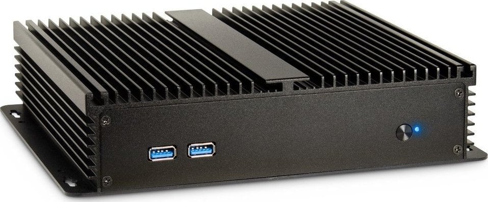 Obudowa Inter-Tech Inter-Tech Geh Thin Mini ITX IP-40 black 2xUSB 3.0