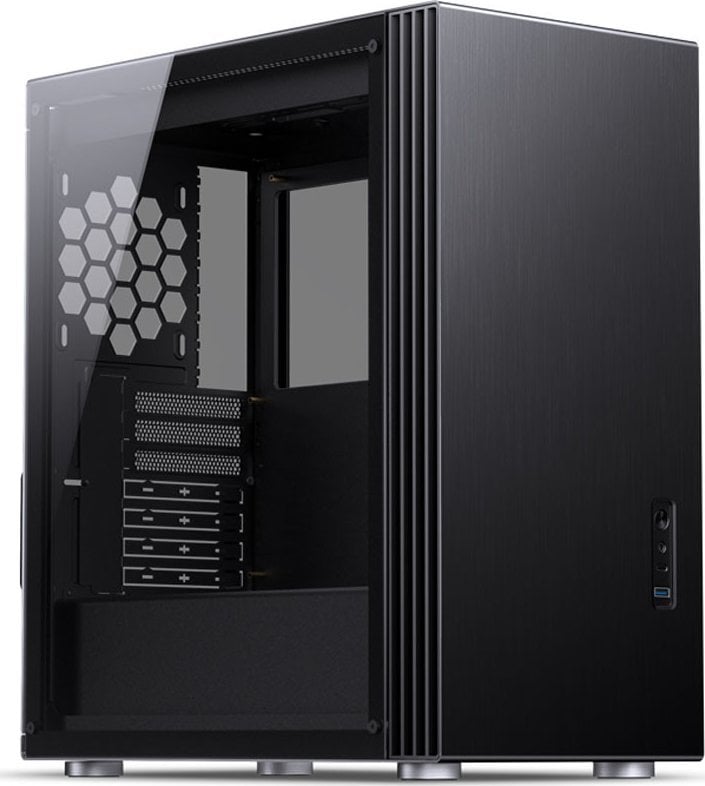 Obudowa Jonsbo Jonsbo U6 Window Midi-Tower, Tempered Glass - schwarz