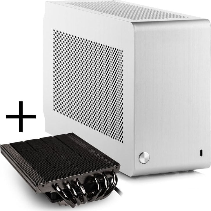 Obudowa King Kits DAN Cases A4-SFX V4.1 - silber + Alpenföhn Black Ridge - 120mm