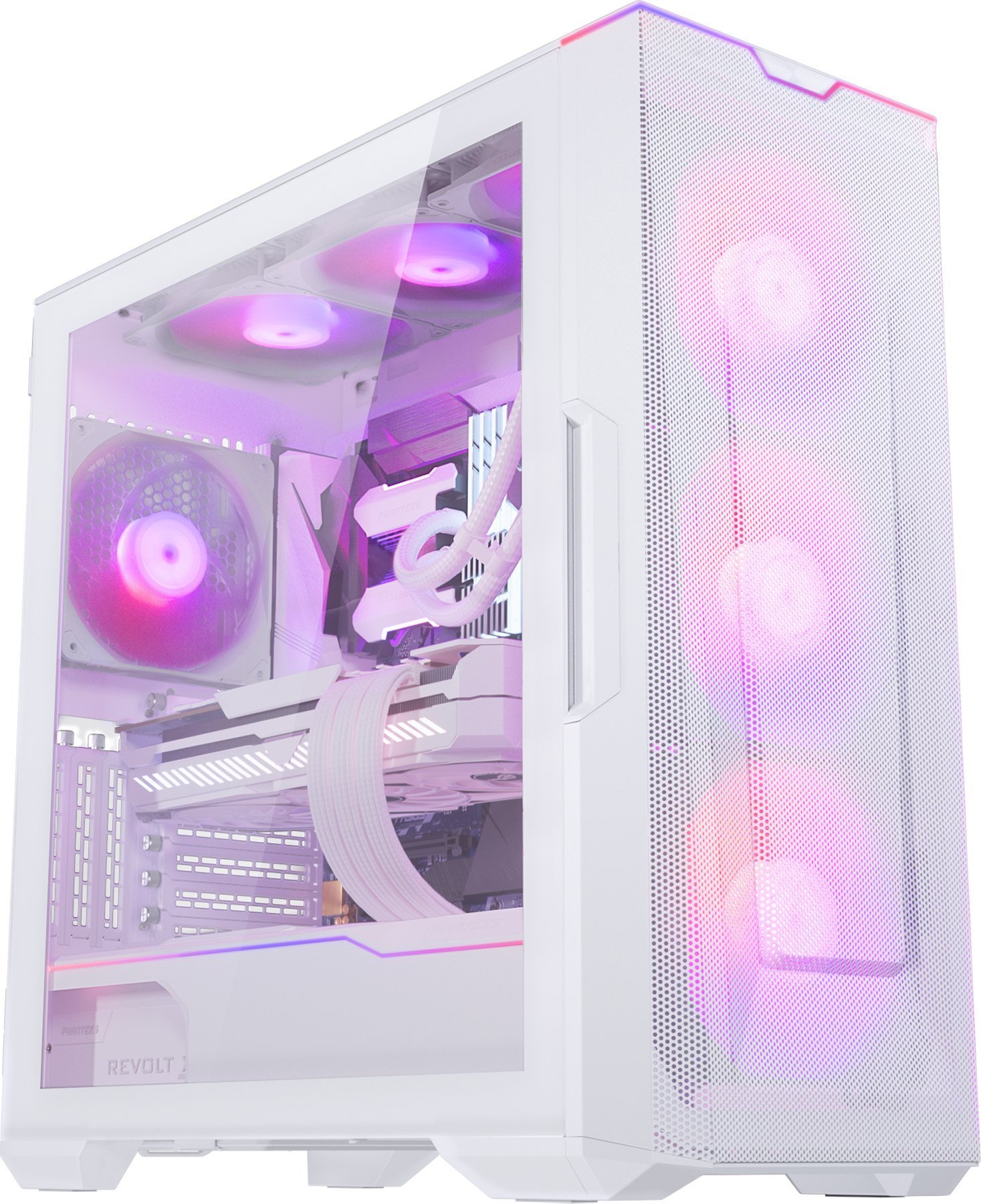 Carcasă Phanteks PHANTEKS Eclipse G500A D-RGB, sticlă securizată - alb