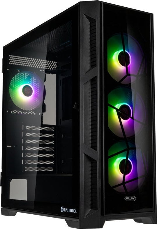 Obudowa Raijintek Raijintek PONOS Ultra Midi-Tower, Tempered Glass - schwarz