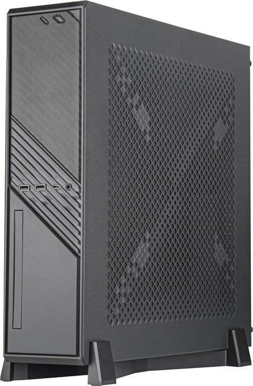 Obudowa SilverStone SilverStone SST-ML12B Milo Slim HTPC Micro-ATX Gehäuse - schwarz