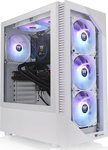 Obudowa Thermaltake Thermaltake View 200 ARGB*3 Tempered Glass - Snow