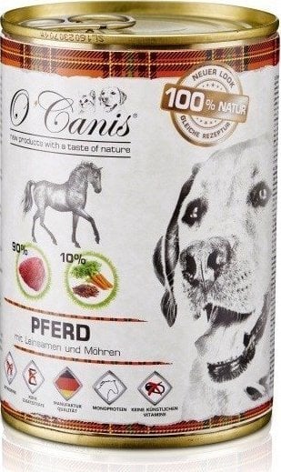 O'Canis O`Canis conserva carne de cal cu legume pentru caini 400g