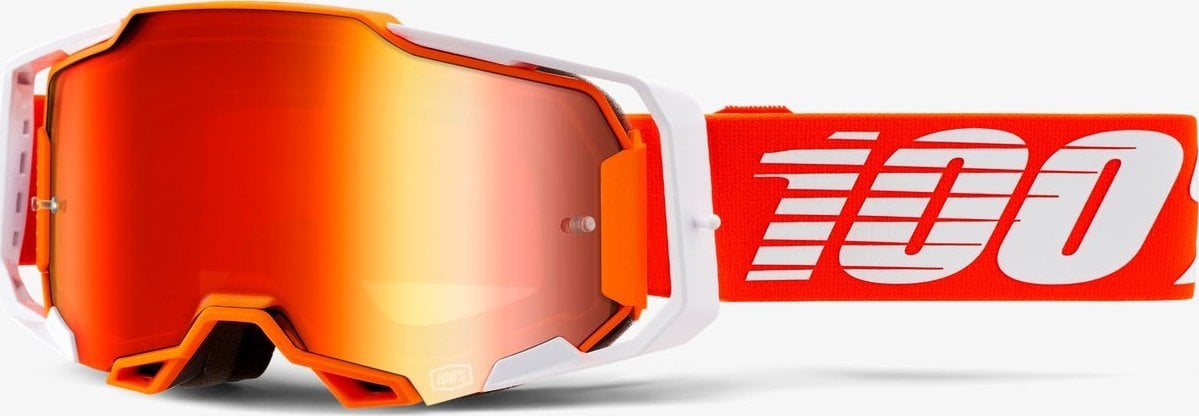 Ochelari motocross 100% armega regal -mirror rosu