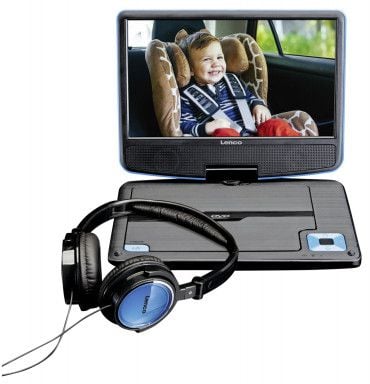 Radio, CD, DVD player auto - Odtwarzacz przenośny Lenco DVP-910 (DVP910BLAU)