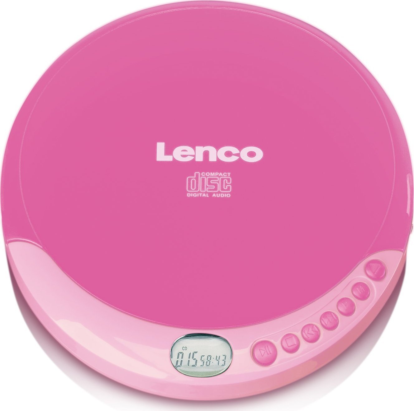 Player portabil Lenco Lenco CD-011 roz
