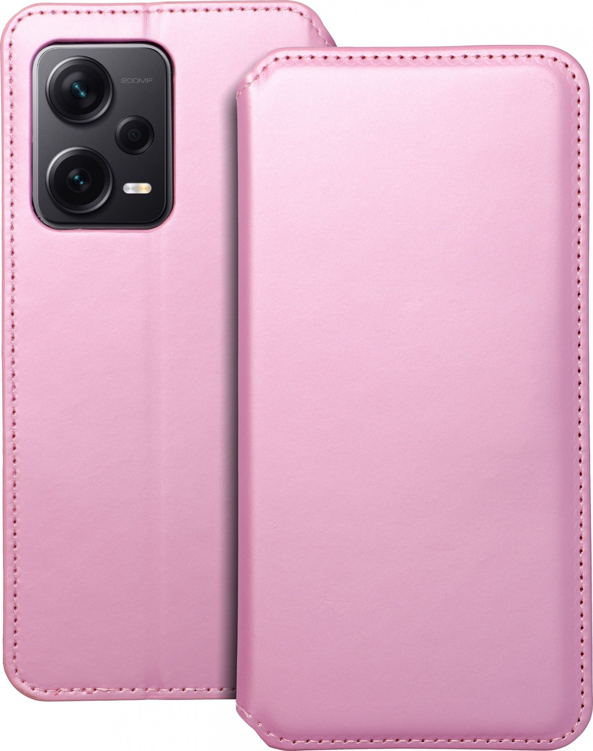OEM Kabura Dual Pocket do XIAOMI Redmi NOTE 12 PRO PLUS 5G jasny różowy