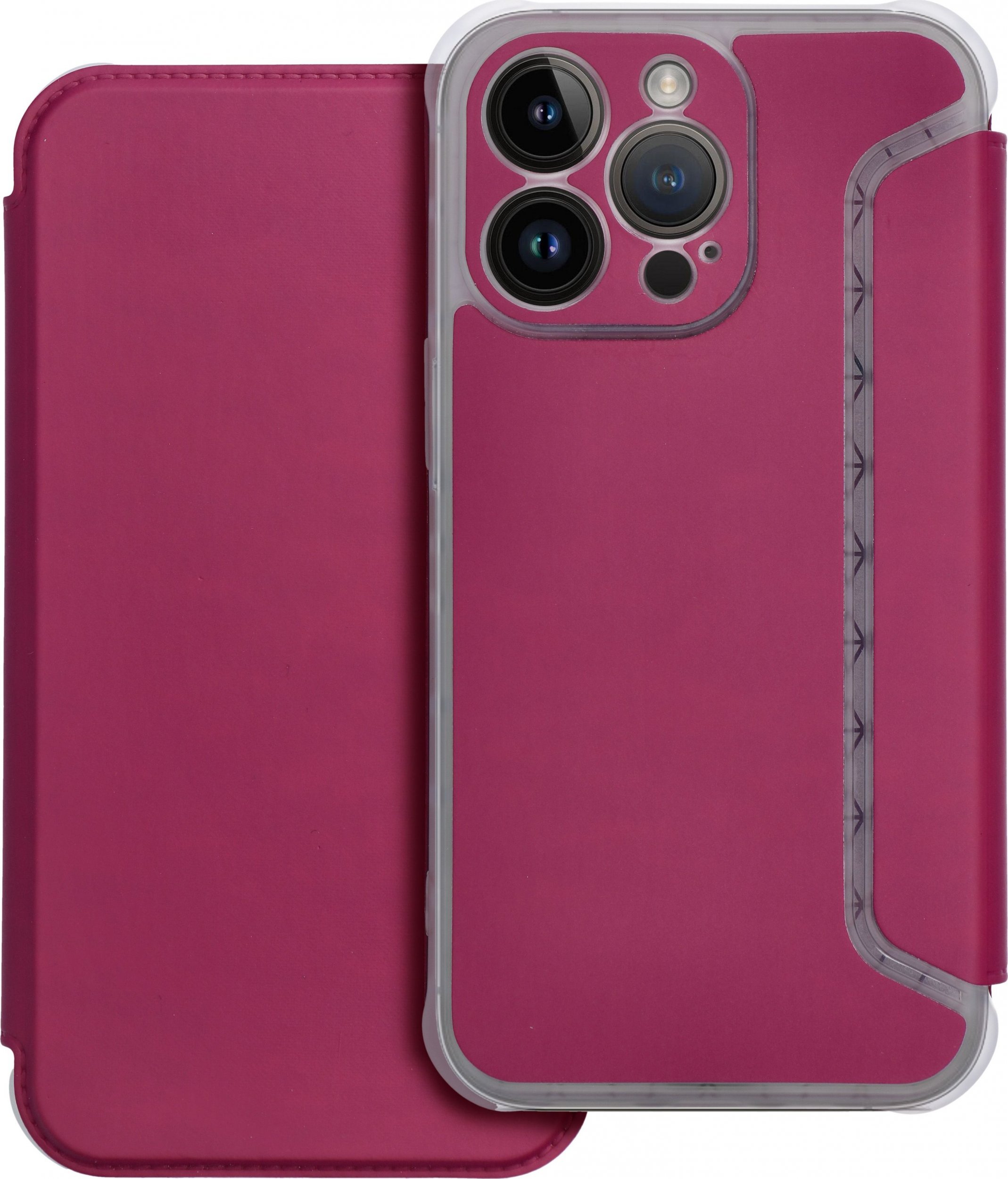 OEM Kabura PIANO Book do IPHONE 13 PRO magenta