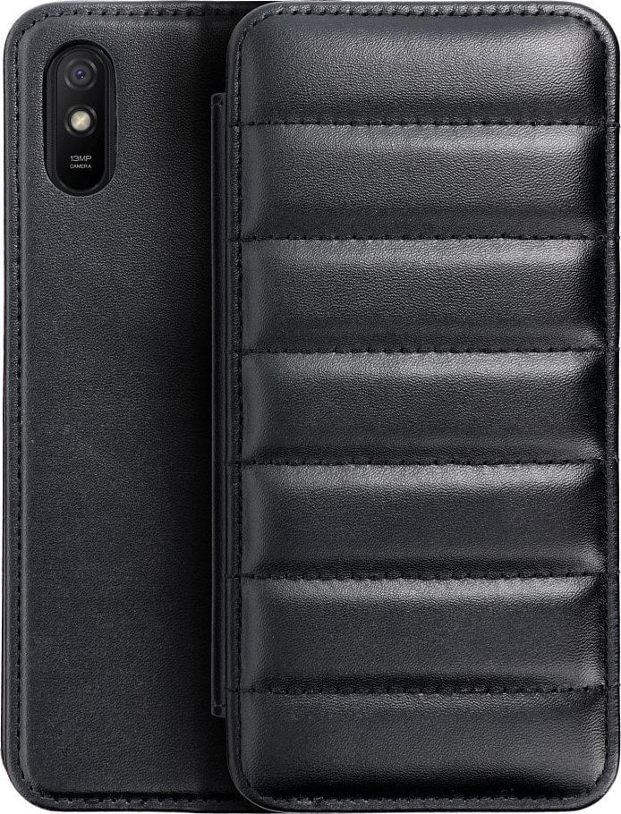 OEM Kabura PUFFER Book do XIAOMI Redmi 9AT / Redmi 9A czarny