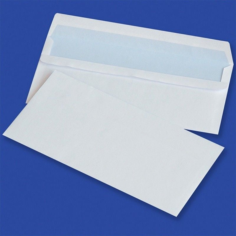 Produse de birou PRODUSE DE BIROU plicuri autoadezive, SK, DL, 110x220mm, 75gsm, 1000buc, alb