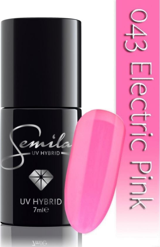 Oja Semipermanenta Semilac 043 Electric Pink 7 ml