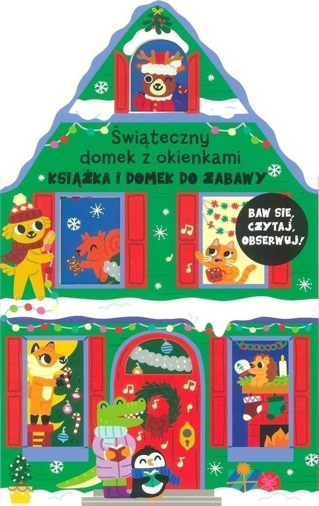 Olesiejuk Sp. z o.o. Książka i domek do zabawy. Świąteczny domek...