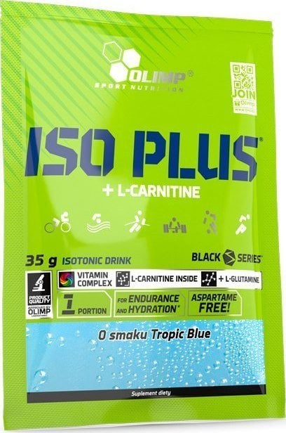 OLIMP SPORT NUTRITION Plic Olimp Iso plus L-Carnitina 35g albastru tropical