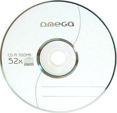 Omega plic disc CD-R | 700MB | X52 | 10 buc.