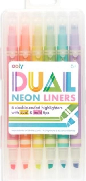 Markere neon Ooly Dual Liner 6 culori