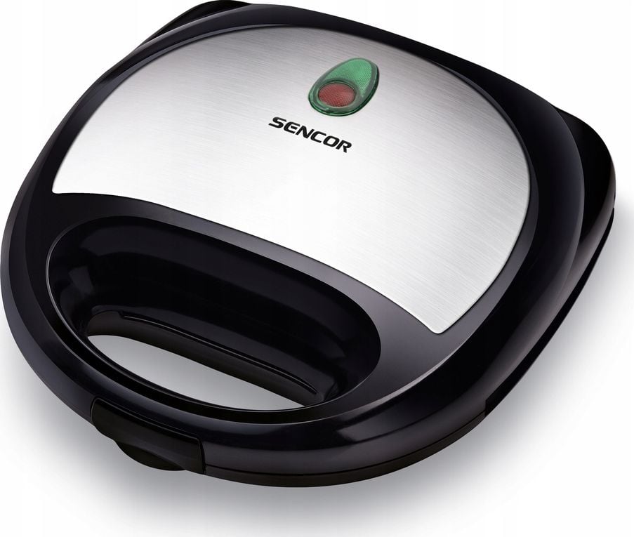 Sandwich Maker Sencor SSM 9510SS, 700 W, placi detasabile, Negru/Argintiu