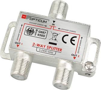 Splitter Opticum 1-2 DVB-T SAT 2x1