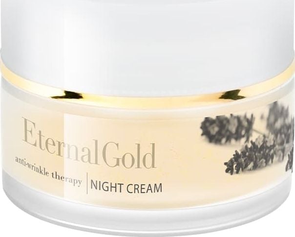 Crema de noapte cu aur, Efect Lifting, Seria Eternal Gold, Elixir Al Tineretii, 50 ml