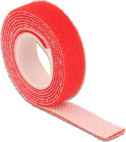 Cablu delock Velcro 1M X 13 MM RED (18717)