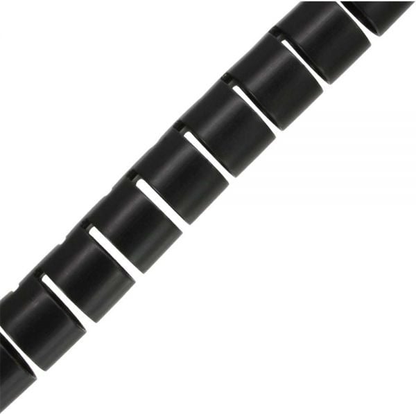 Cablu inline Flexibil canal de cablu 25mm 10m negru - 59947U