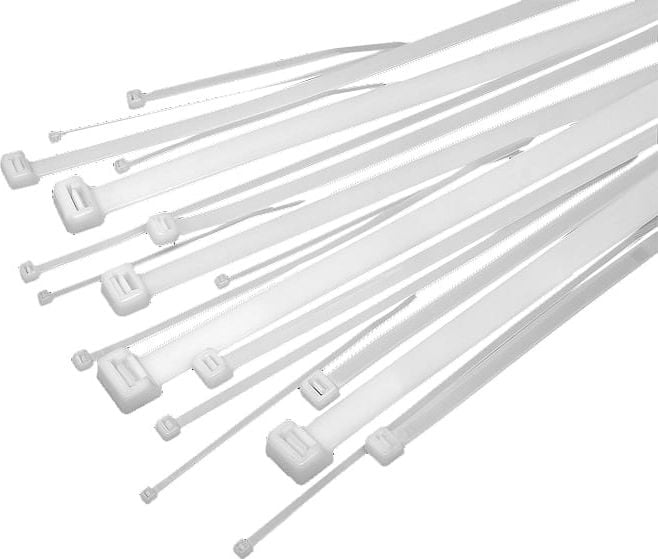 Organizator Xtreme Brida de cablu, prindere de cablu (1,9 mm, 150 mm, alb, 100 buc)