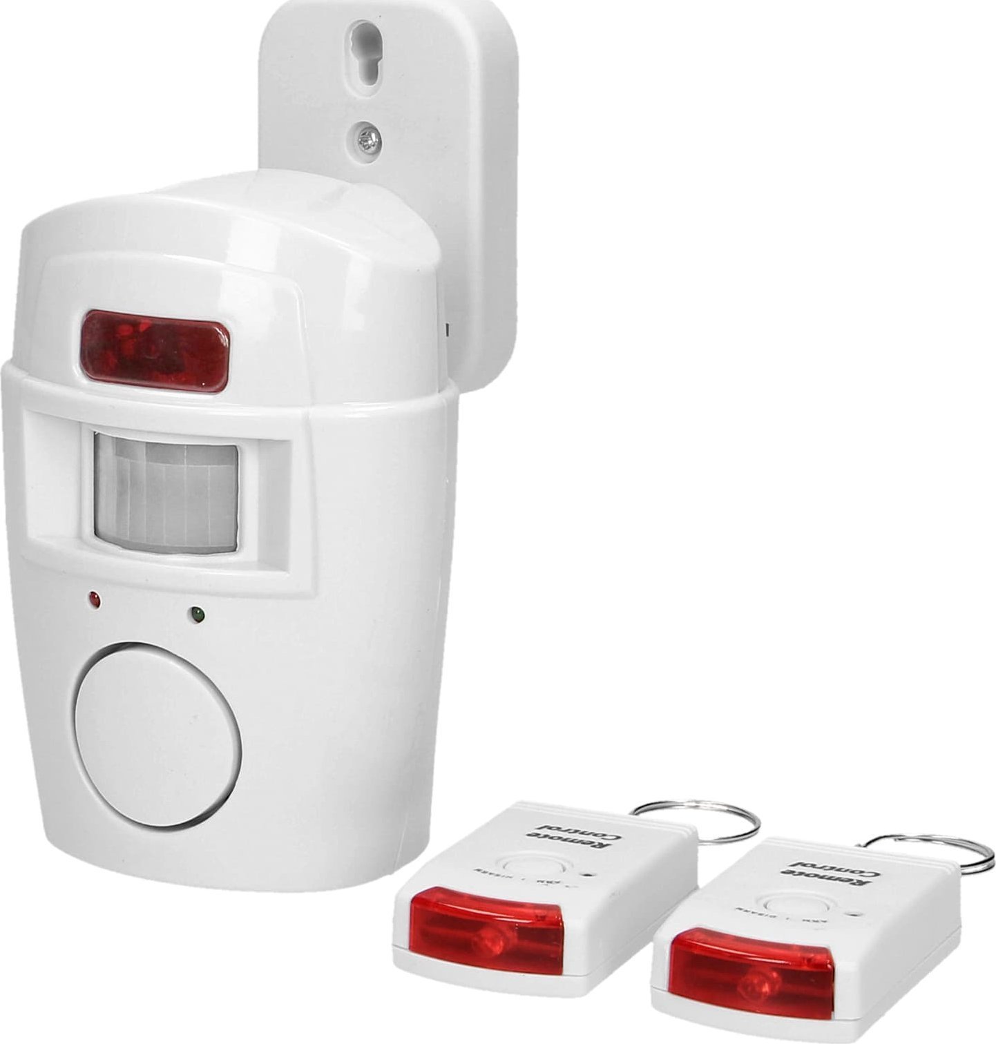 Alarma wireless Orno Mini cu sirena incorporata, telecomanda, 6m, baterie, 2 telecomenzi, AS-1